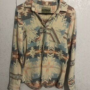 Colorful Button up Jacket